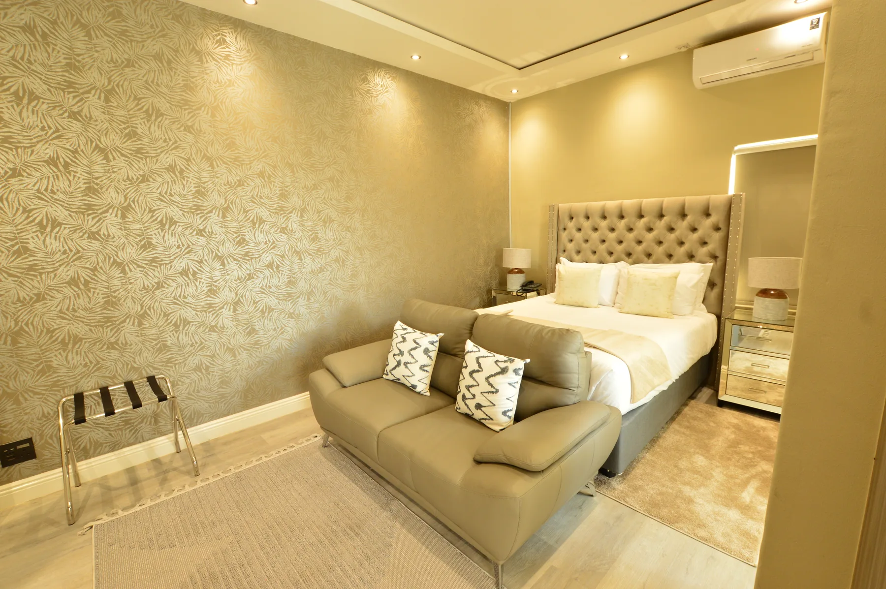 Interior de habitación de hotel