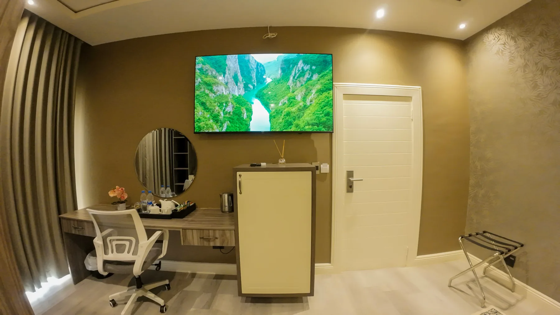Interior de habitación de hotel