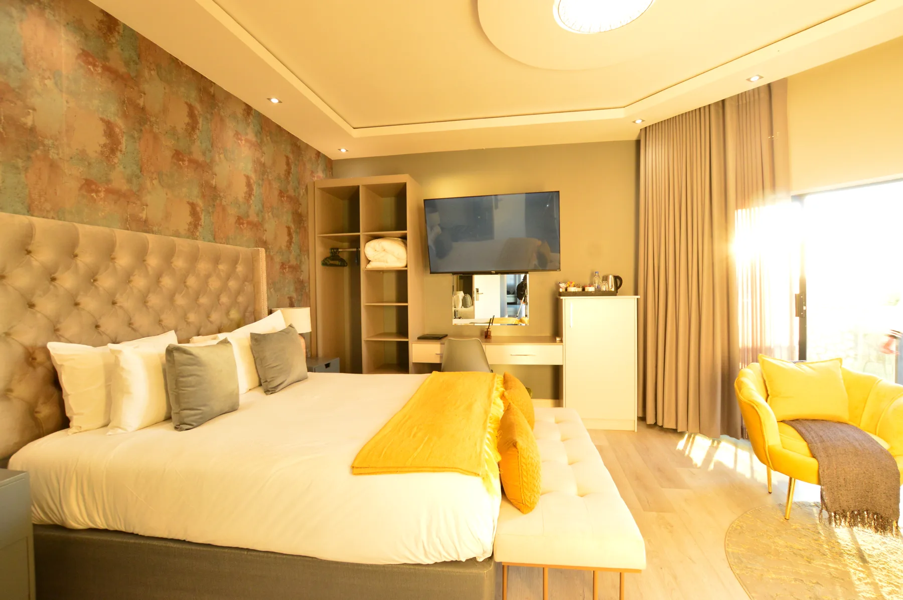 Interior de habitación de hotel