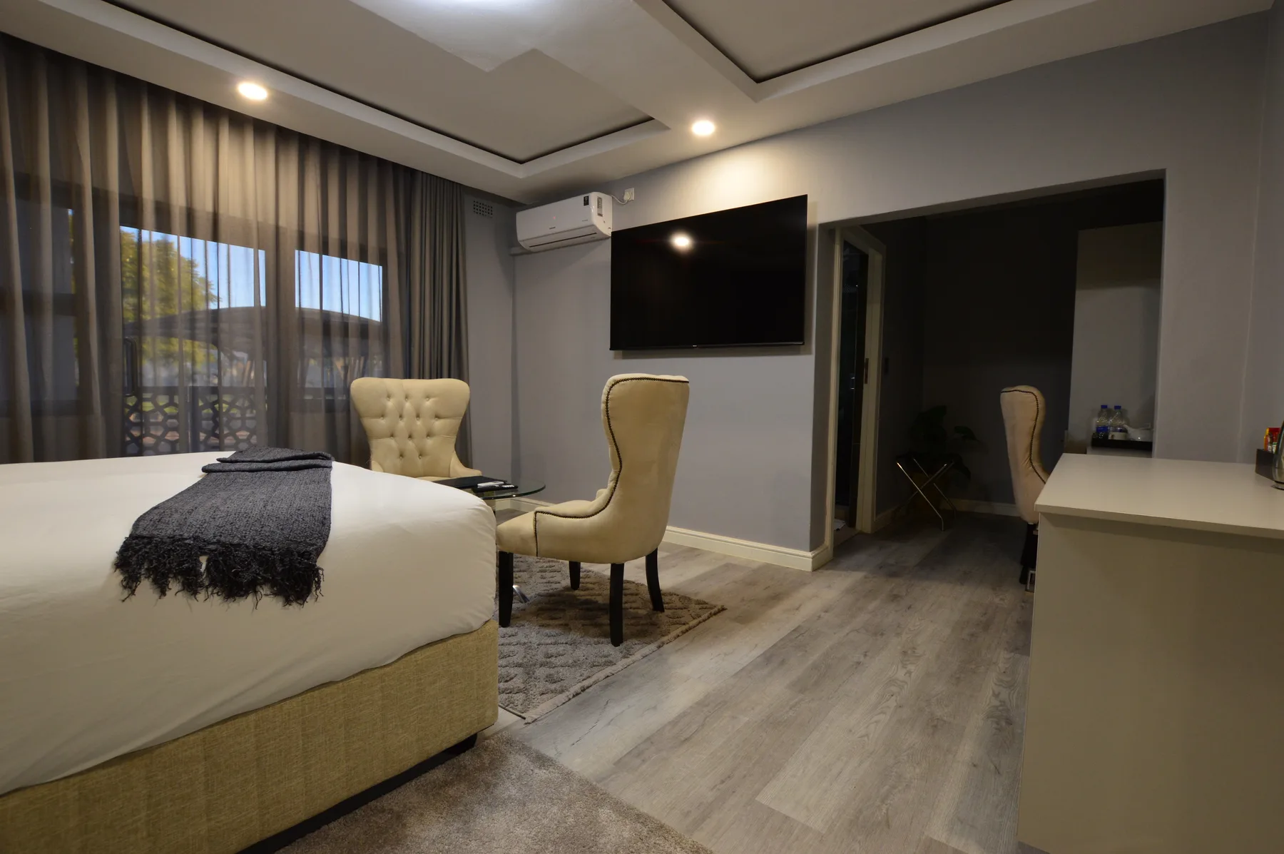 Interior de habitación de hotel