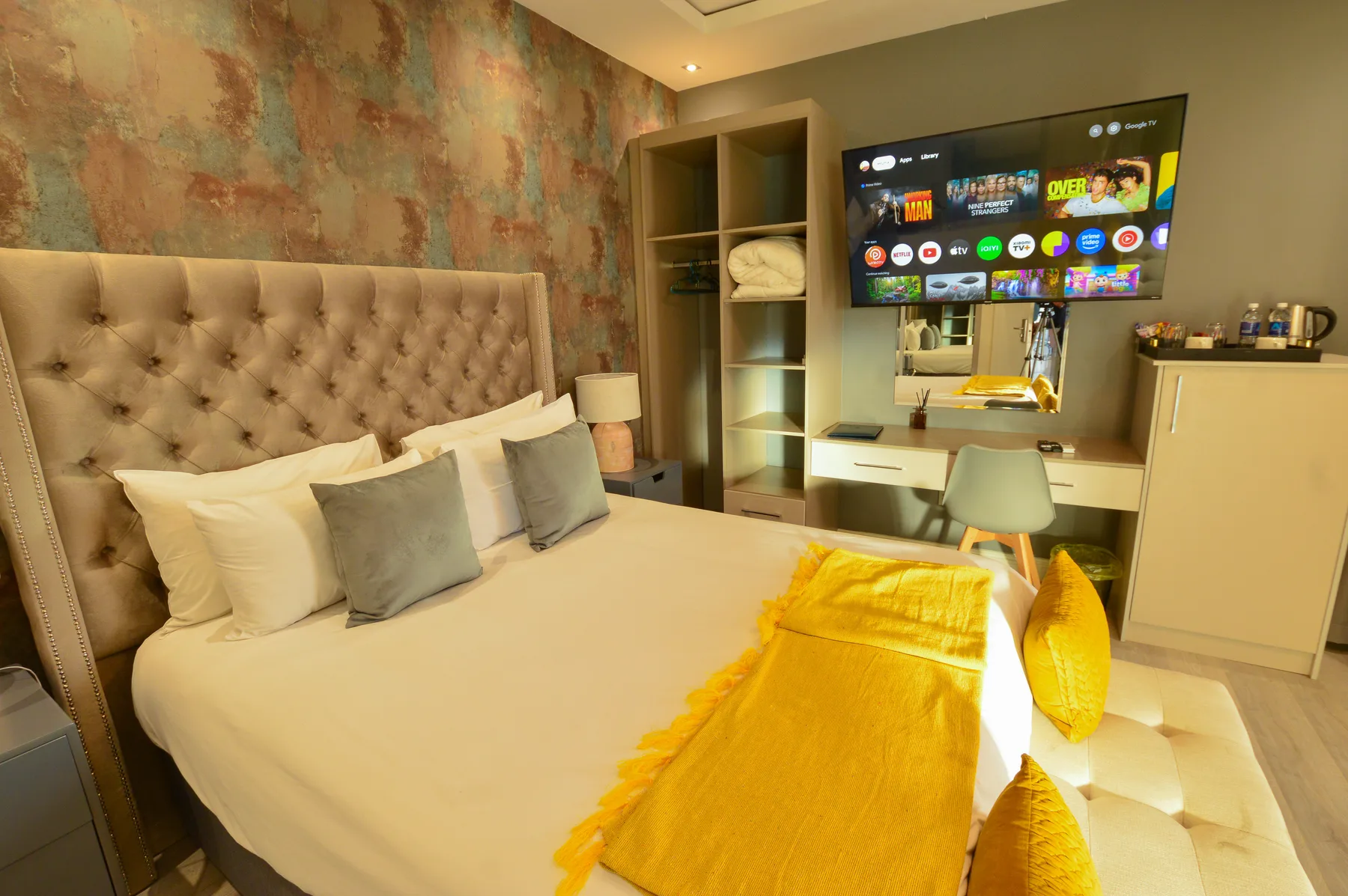 Interior de habitación de hotel