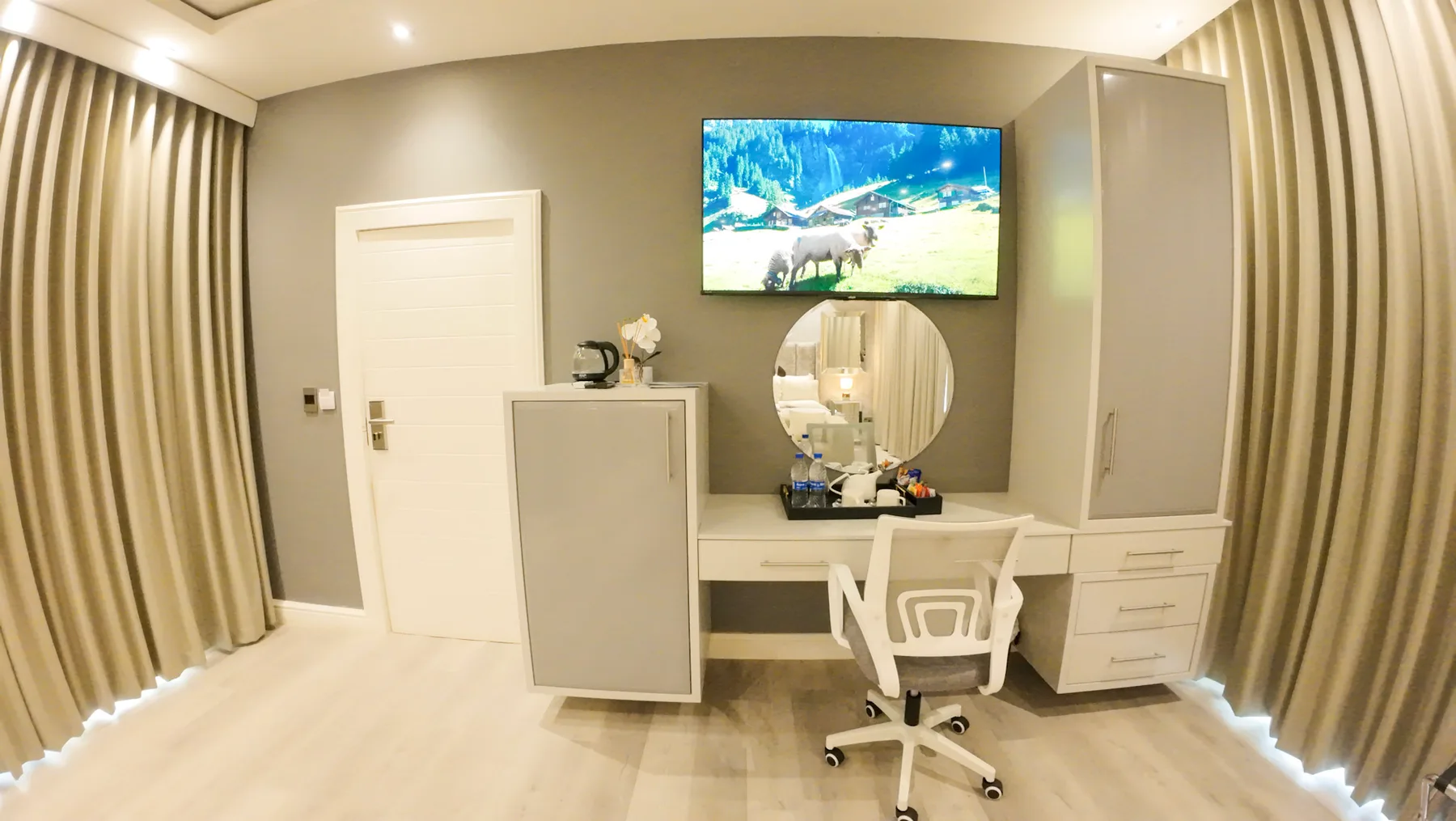 Interior de habitación de hotel