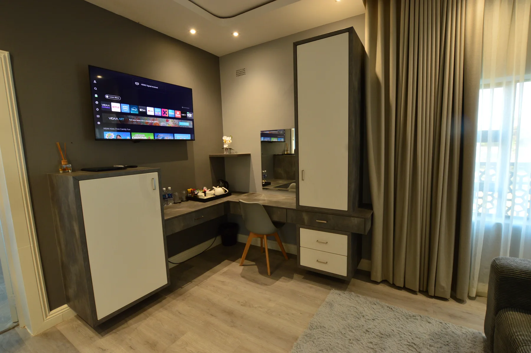 Interior de habitación de hotel