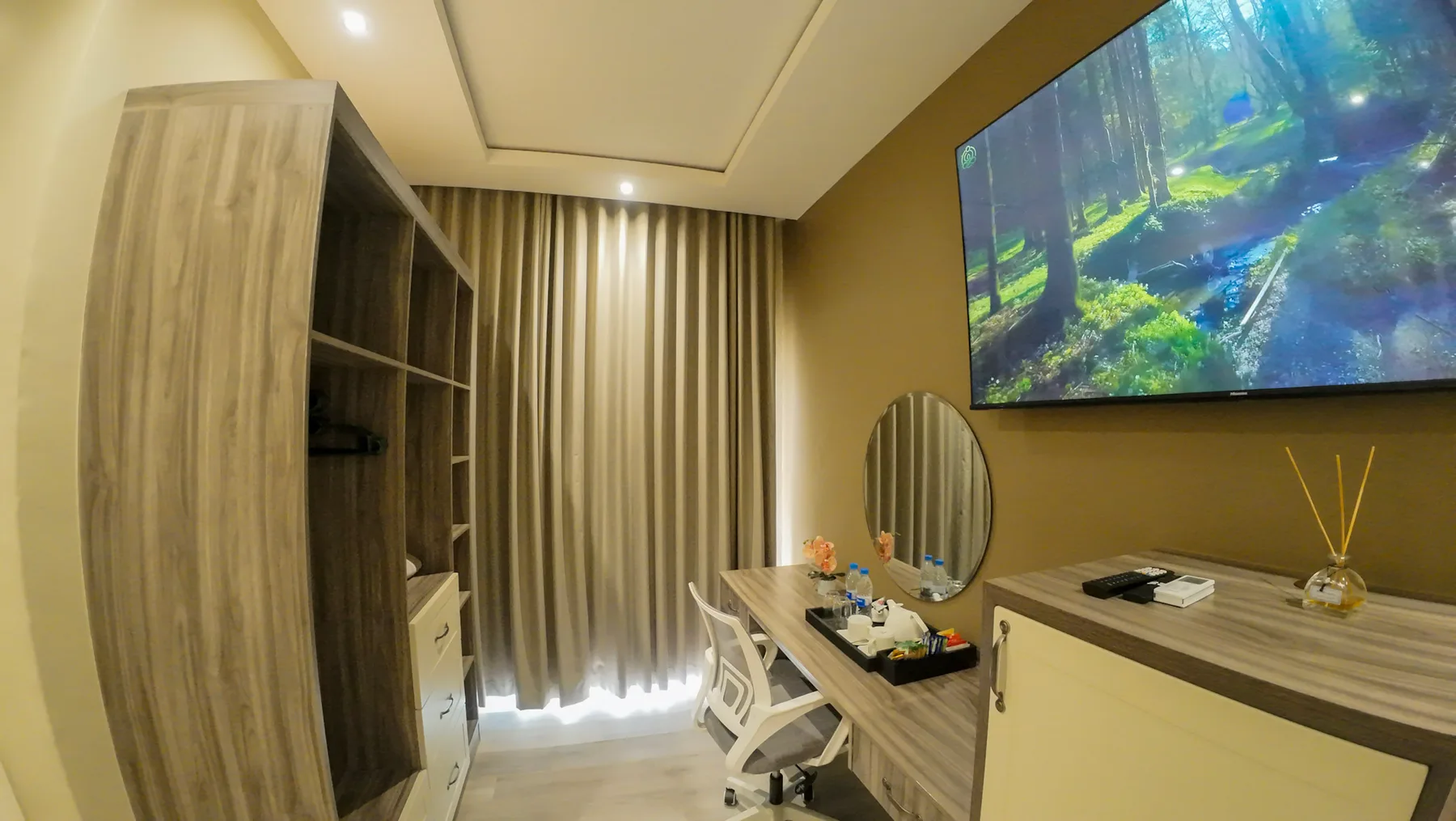 Interior de habitación de hotel
