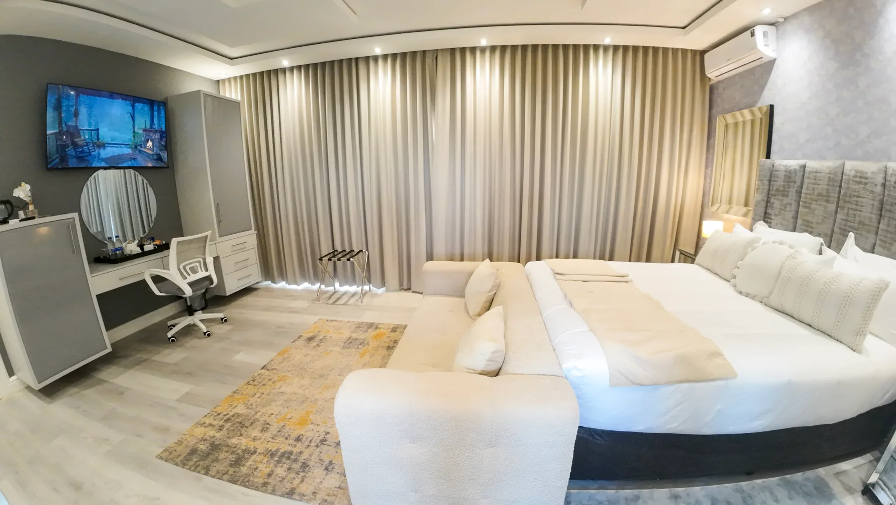 Interior de habitación de hotel