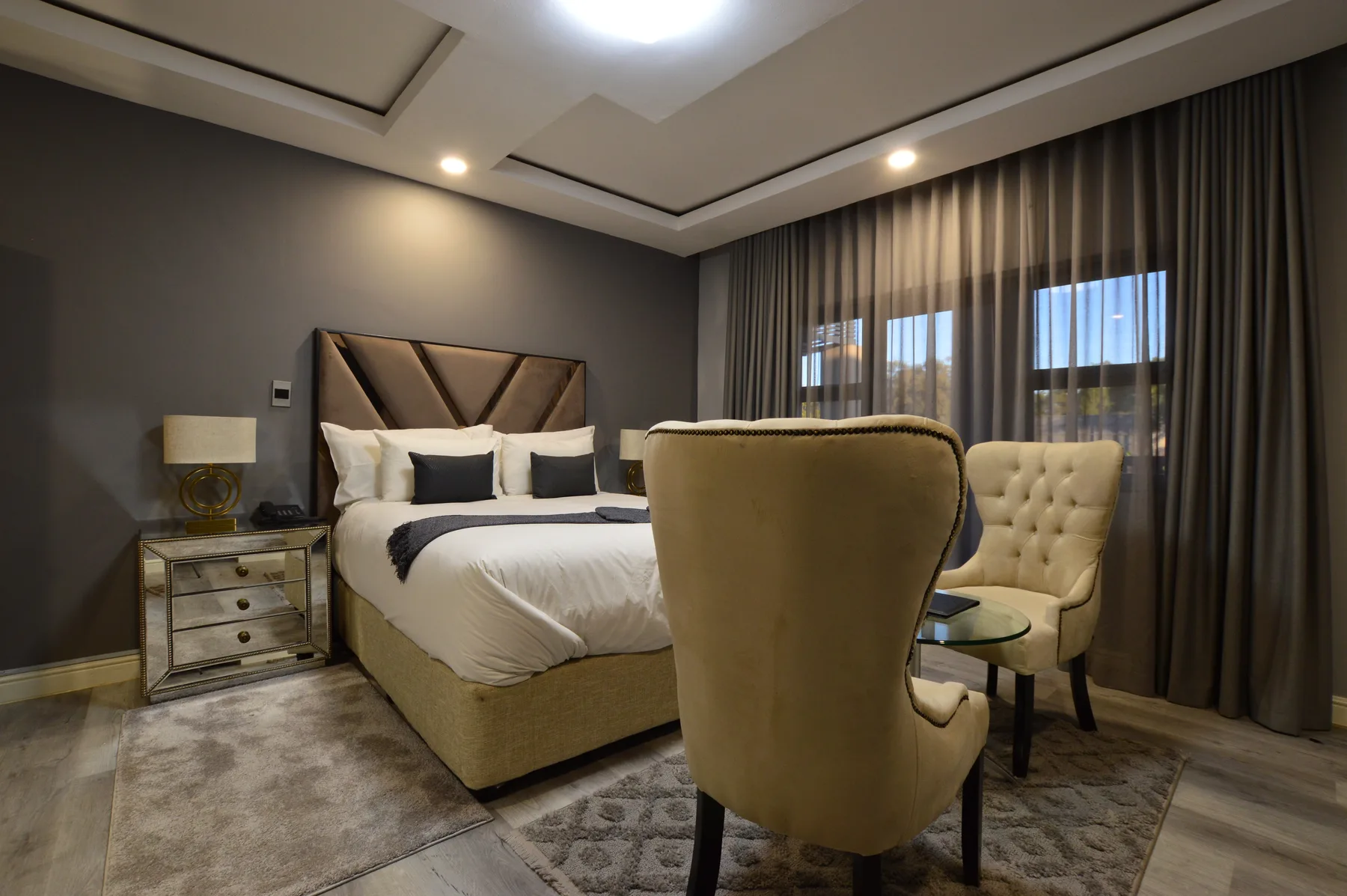 Interior de habitación de hotel