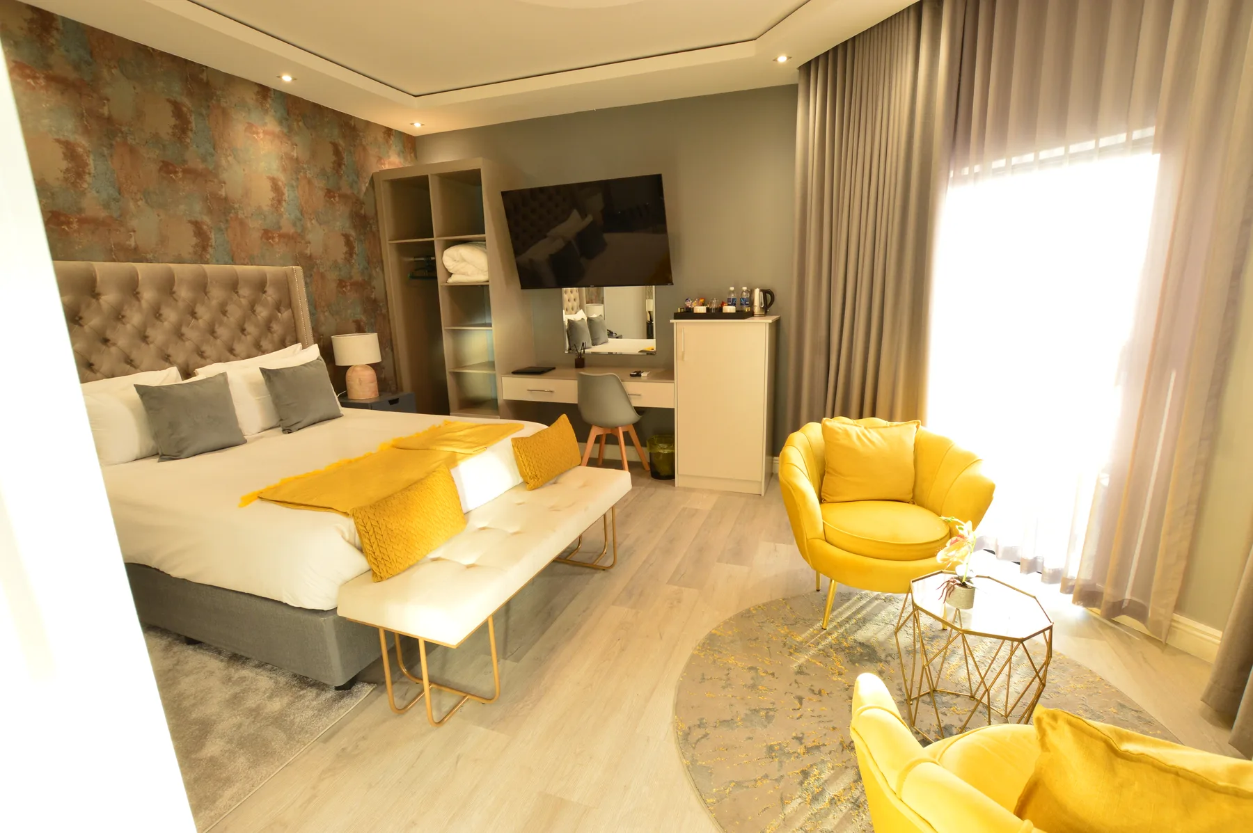 Interior de habitación de hotel