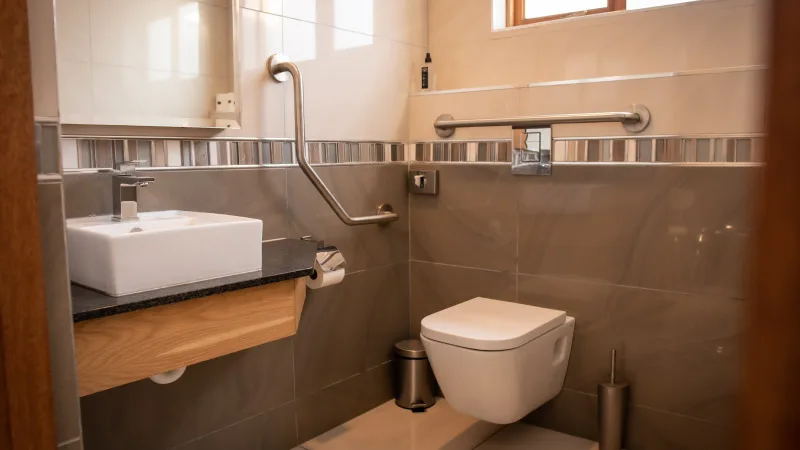 Instalaciones de baño accesibles en Africanos Country Estate