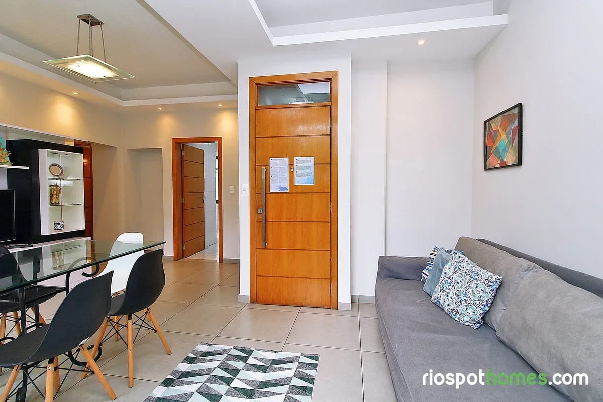 Apartamento 3 Quartos a 2 Min da Praia Copacabana