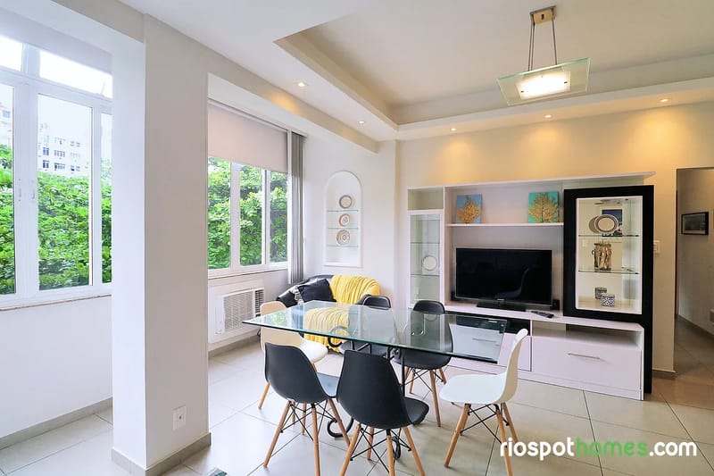 Apartamento 3 Quartos a 2 Min da Praia Copacabana