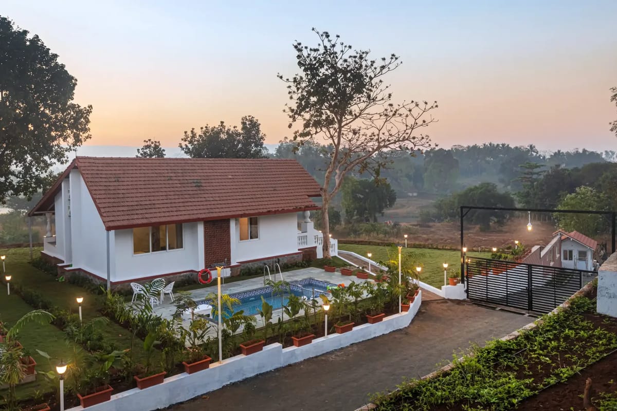 Mariposa by the River ~ Sol (villa de 2 dormitorios) - Karjat - Maharashtra