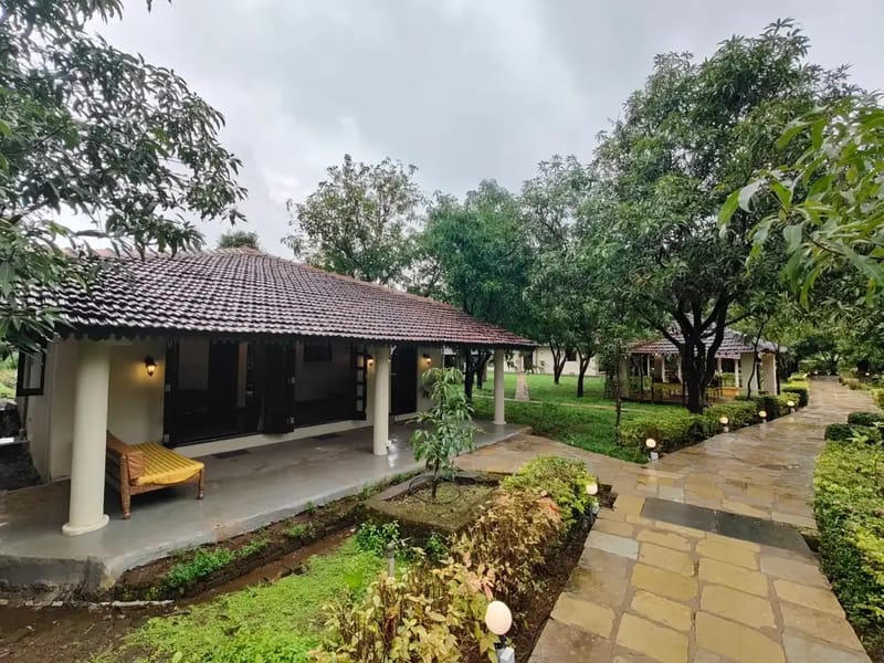Mango Huts by the River (3 Bedroom Cottage) - Raigad- Khopoli, Maharashtra