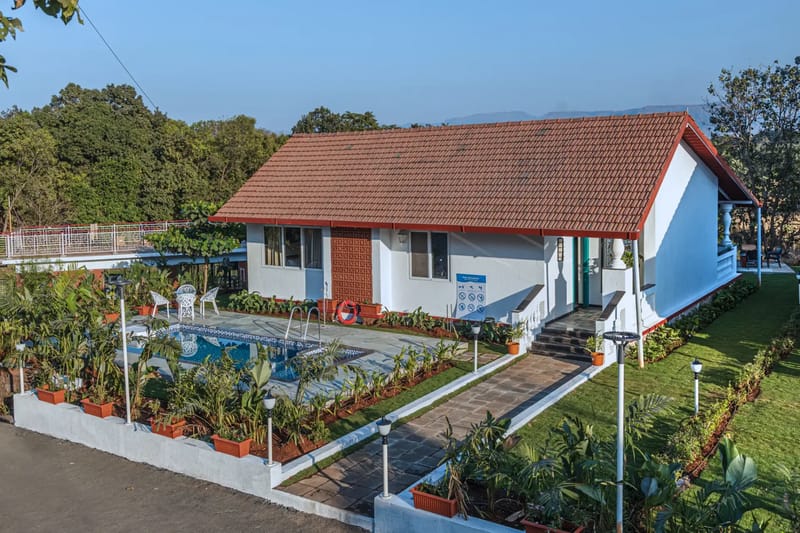Mariposa by the River ~ Rio (villa de 2 dormitorios)- Karjat - Maharashtra
