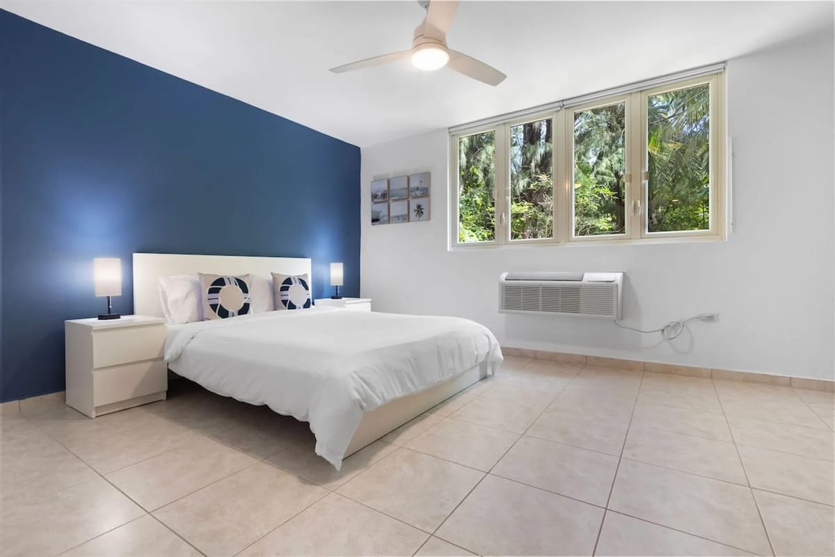 Serene bedroom with a queen-size bed.