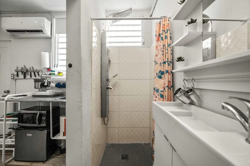 Baño con champú y acondicionador