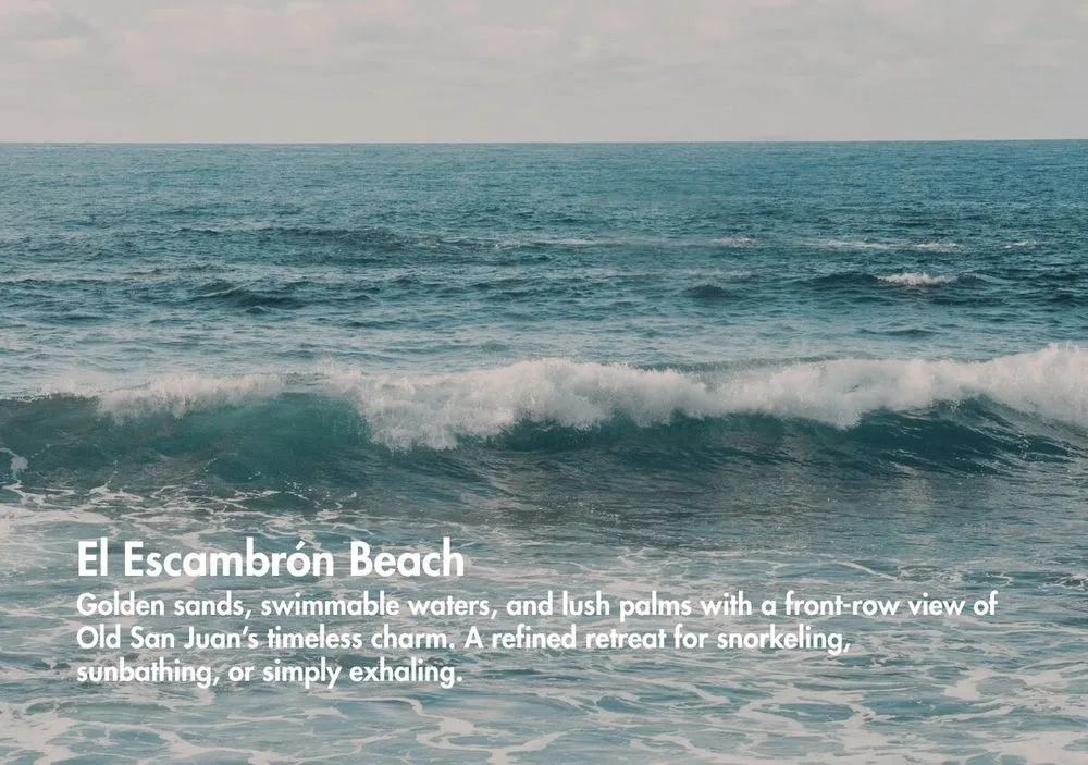Cerca de la playa El Escambrón.