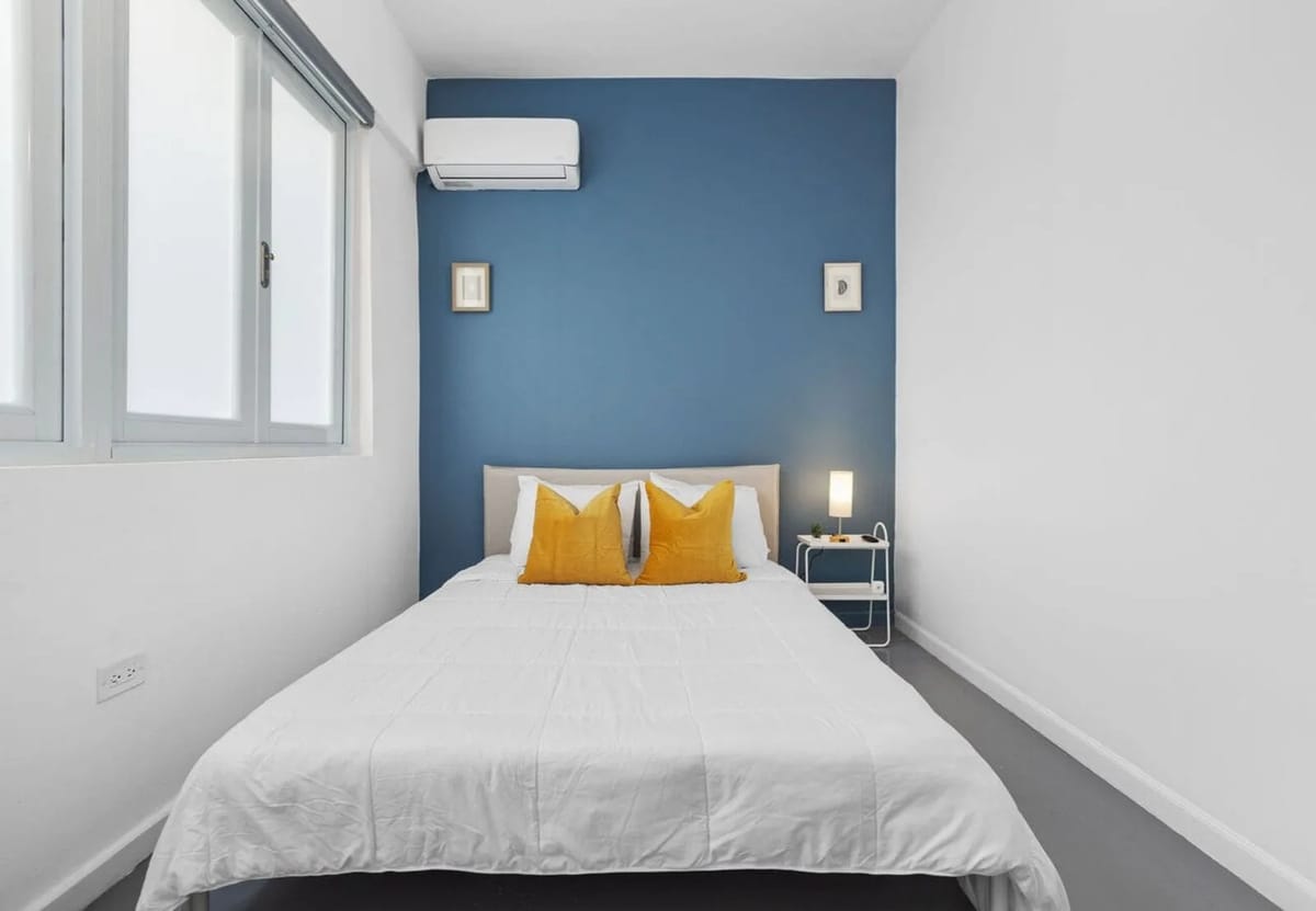 Second queen bedroom with A/C