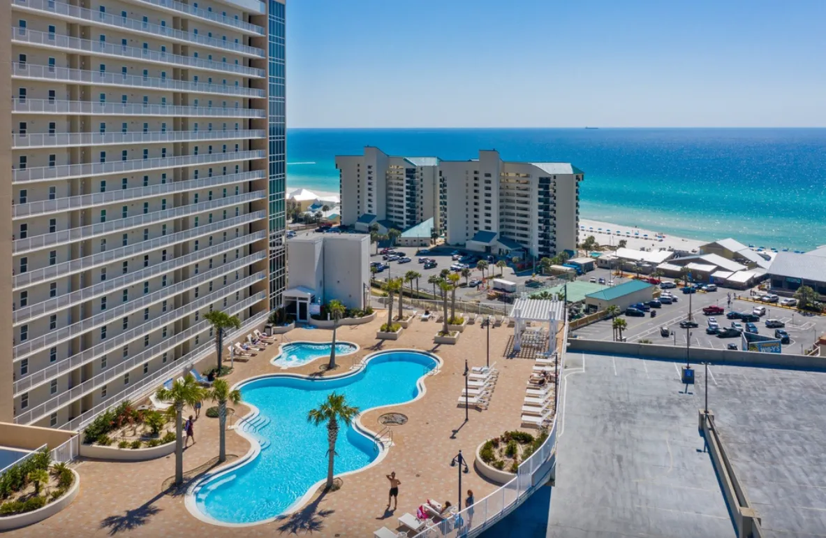 Pool and Gulf view