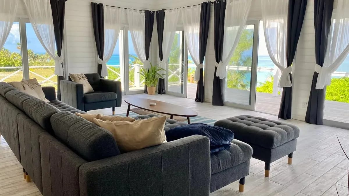 Eleuthera Retreat Beach Villa beach view