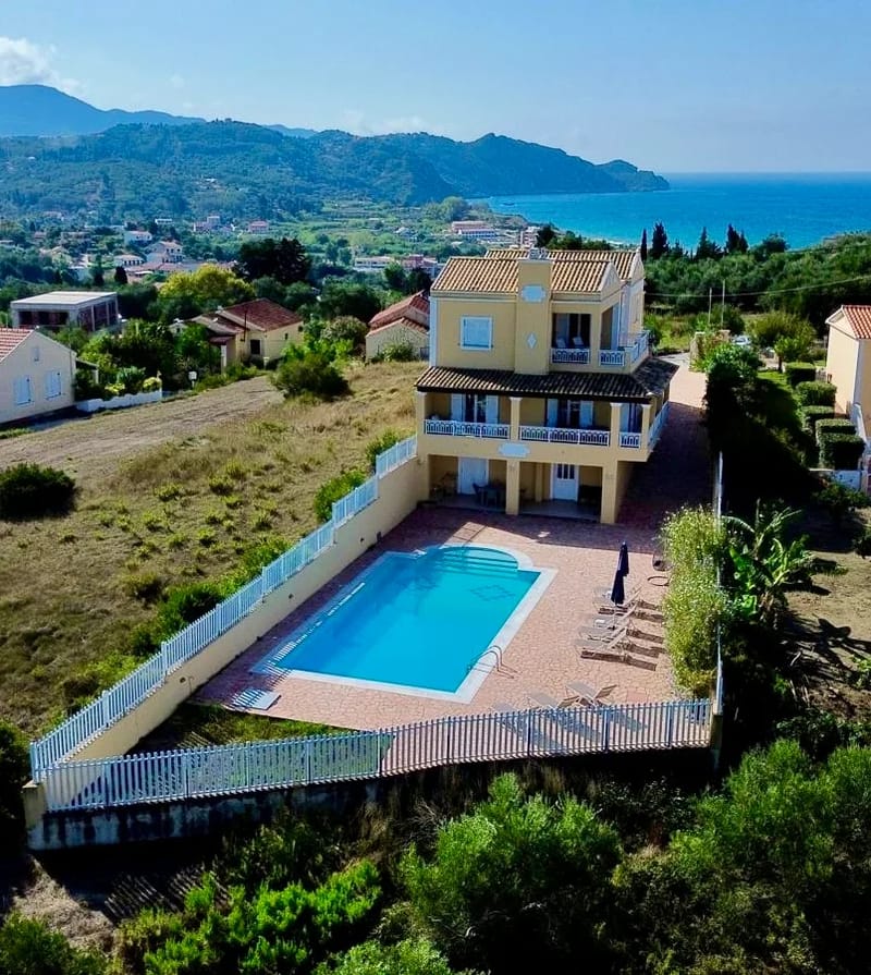 Villa Avra Corfu — Sea Views and Private Pool