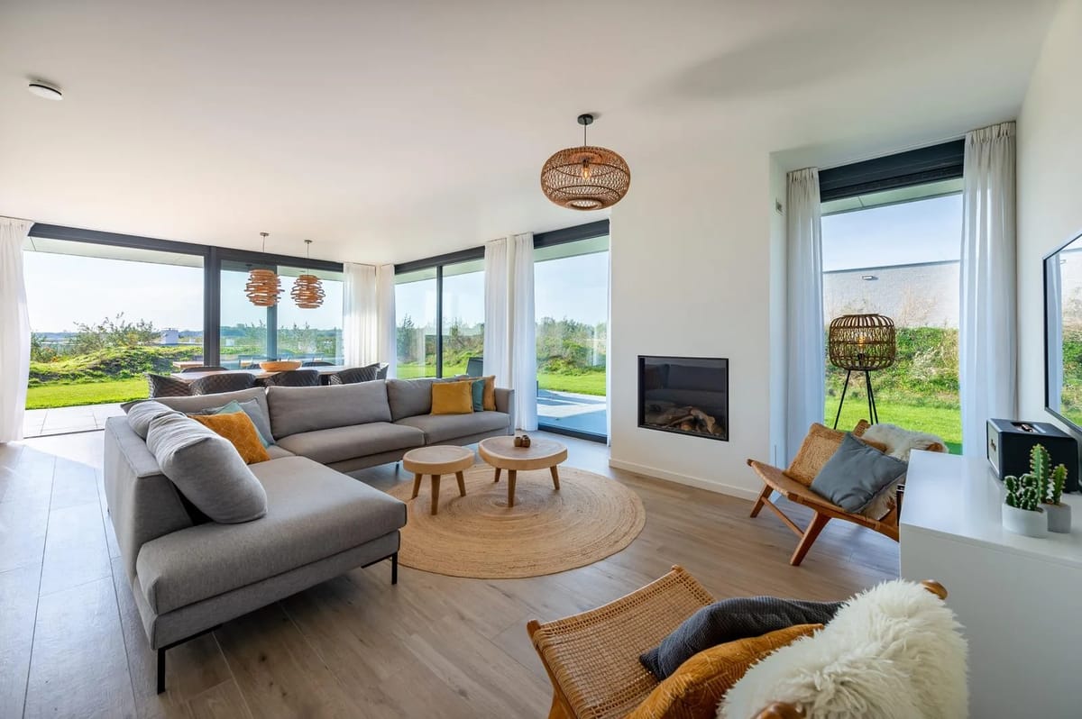 Villa vacacional de lujo junto al mar para 8 personas en Zelanda
